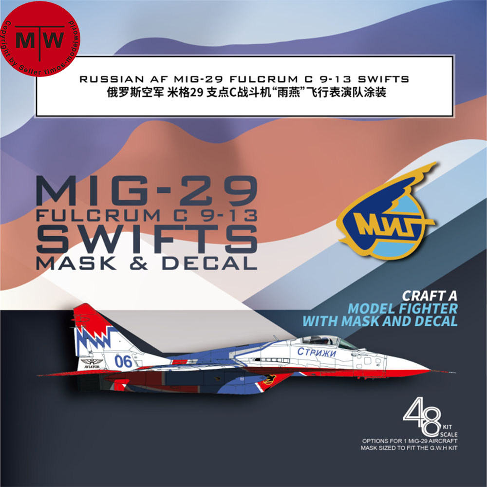Model Kit Zvezda - Galaxy G48046/G72046 1/48 scala 1/72 Mig-29