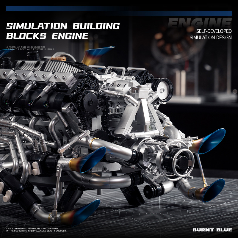Kit di Costruzione Modello Mot - Model Kit V8 Engine recensione e prezzo