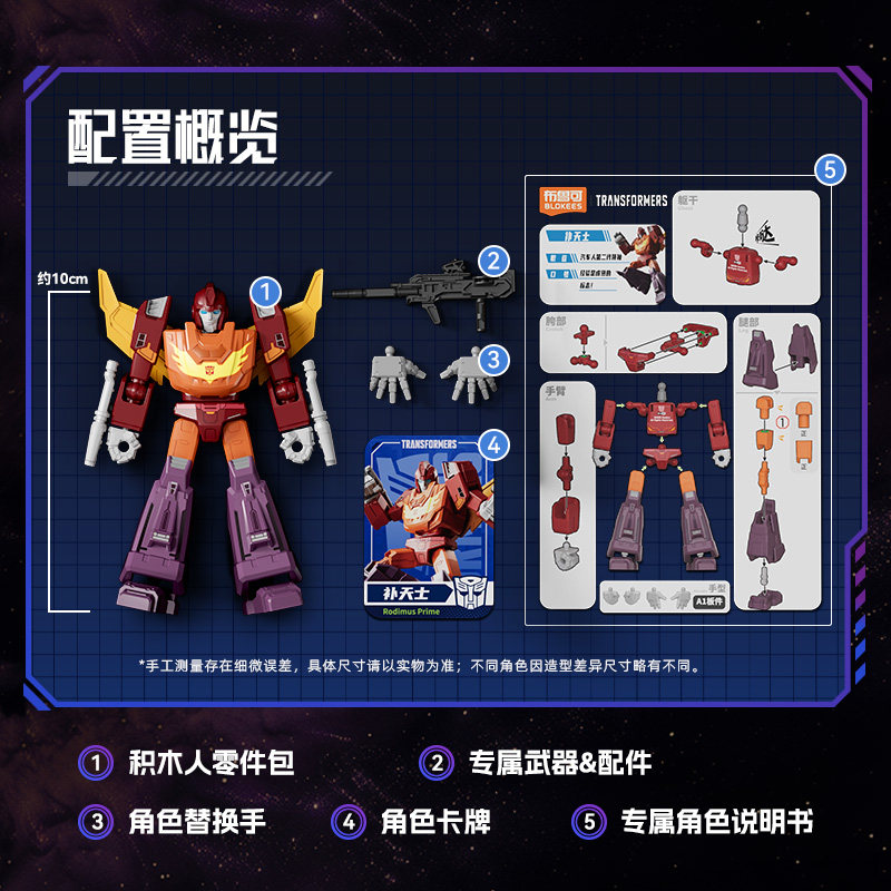Giocattoli Transformers Blokee - Model Kit Rodimus recensione e prezzo