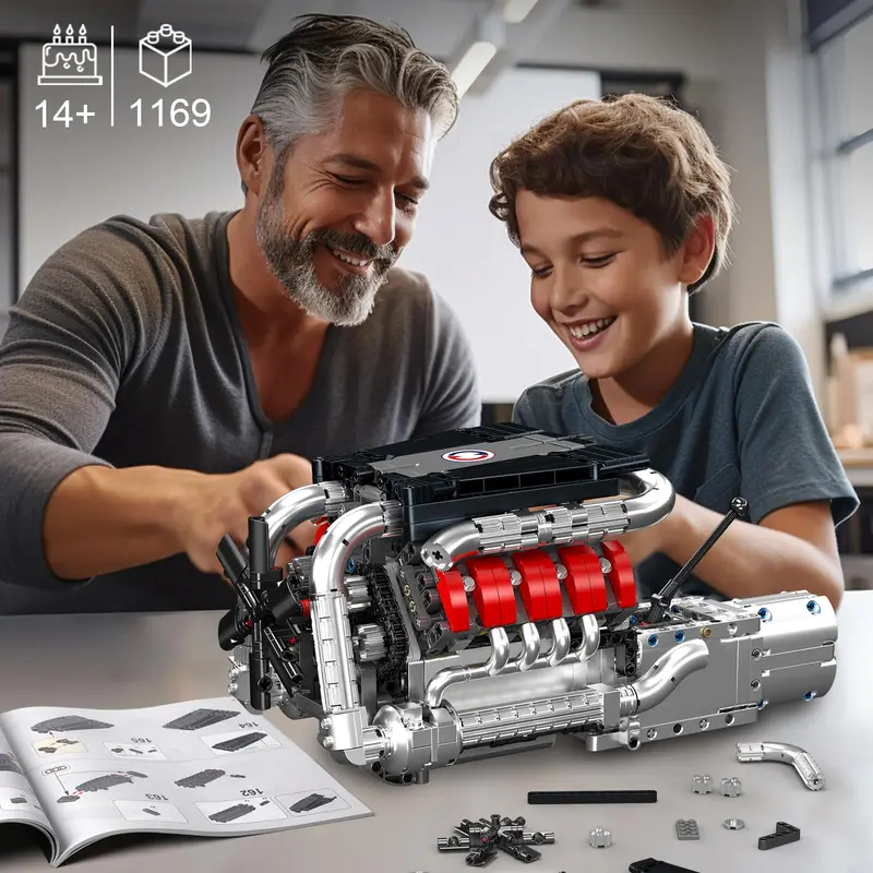 Mould King 10203 1169 Pezzi Ki - Model Kit V8 Engine recensione e prezzo