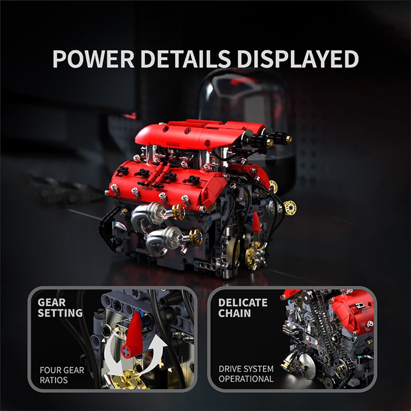 Kit di Costruzione T5011 Model - Model Kit V8 Engine recensione e prezzo
