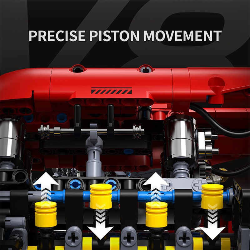 T5011 1370 pz. Kit di Costruzi - Model Kit V8 Engine recensione e prezzo